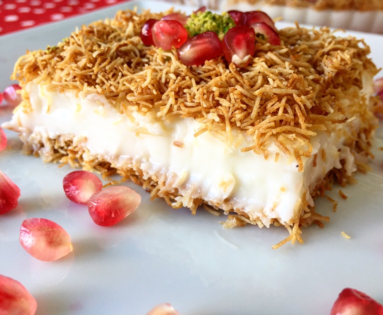 Muhallebili Kadayıf Tatlısı