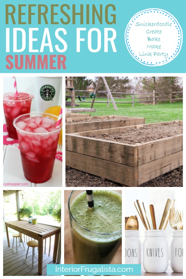 Refreshing Ideas For Summer - Snickerdoodle Link Party 333 Features