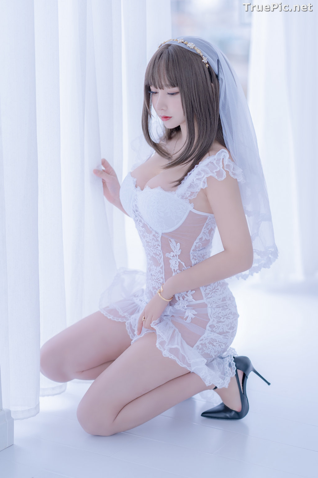 Image Chinese Cosplay Model - 过期米线线喵 (米線線sama) - Beautiful Sexy Bride - TruePic.net - Picture-31