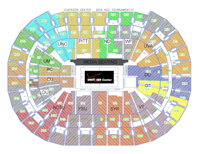 2016 Seating Chart - ACC Tournament | ACC Basketball Rx