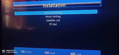 Starsat Titan gx6605s latest firmware Installation Menu info