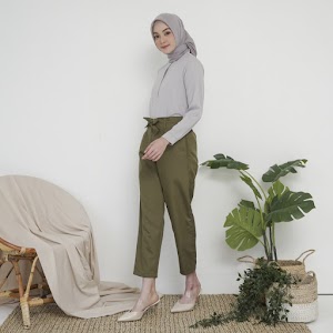 Wulfi Celana Utuh Tadung Ribbon Chinos Pants Army Wulfi Celana Utuh Tadung Ribbon Chinos Pants Army