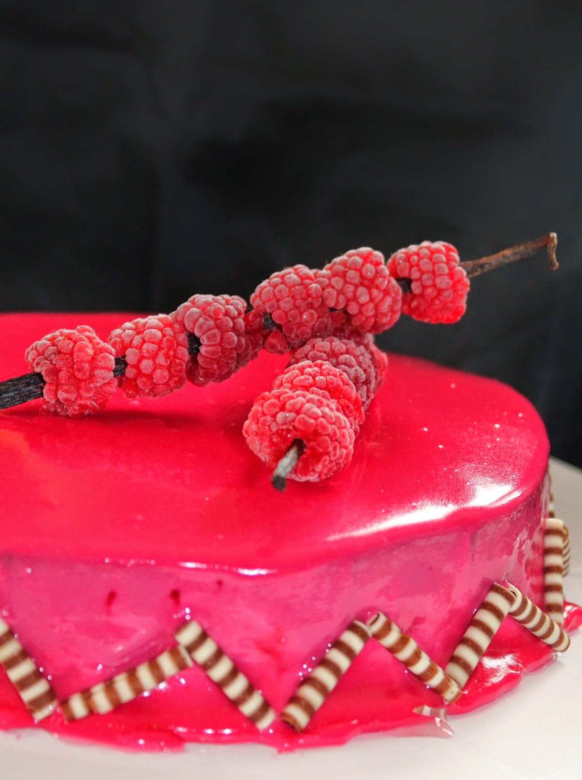 Expériences Gourmandes: Bavarois chocolat-framboises ("Meilleur Pâtissier")