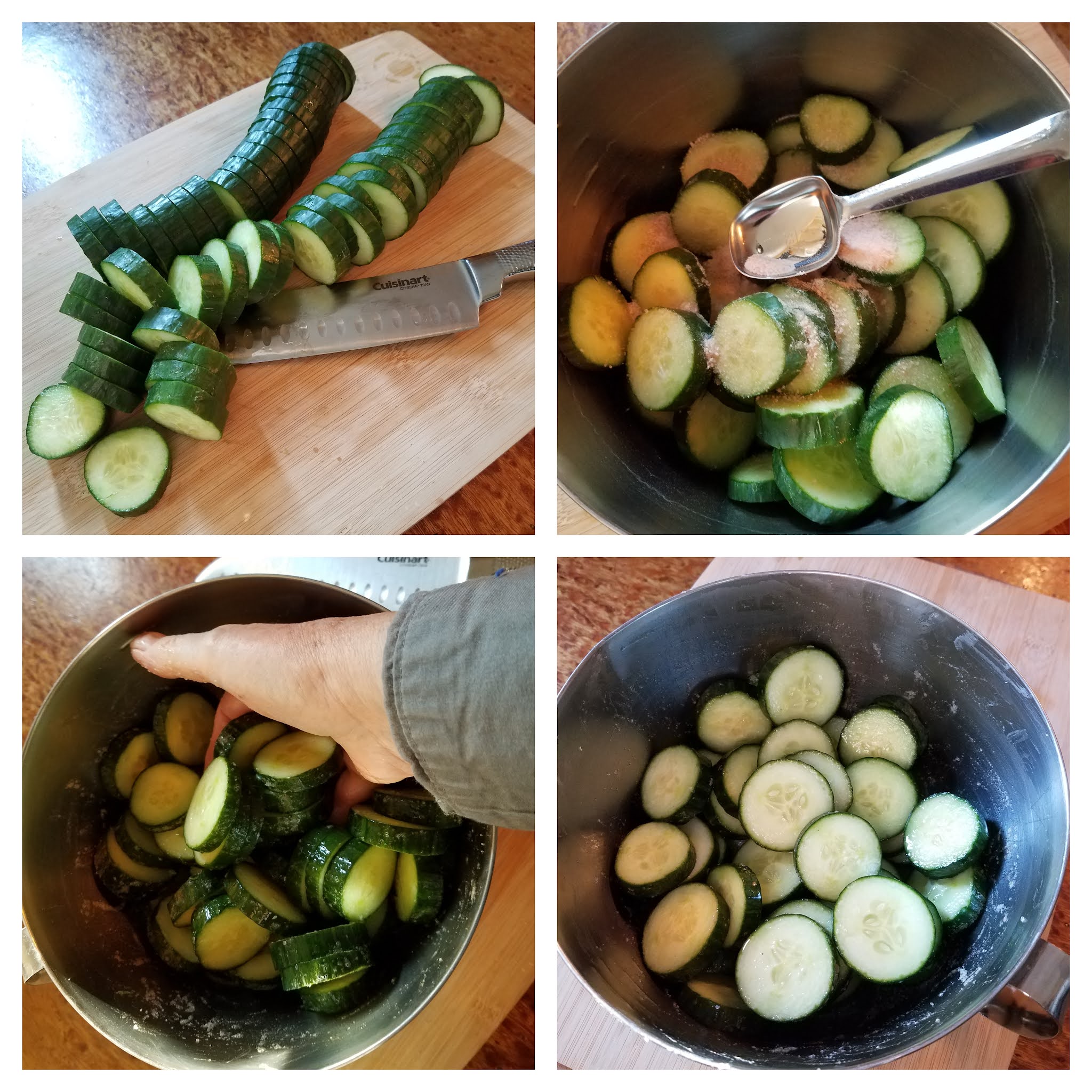 Grandma's Two Day Sweet Pickle Slices, no canning required! Scratch