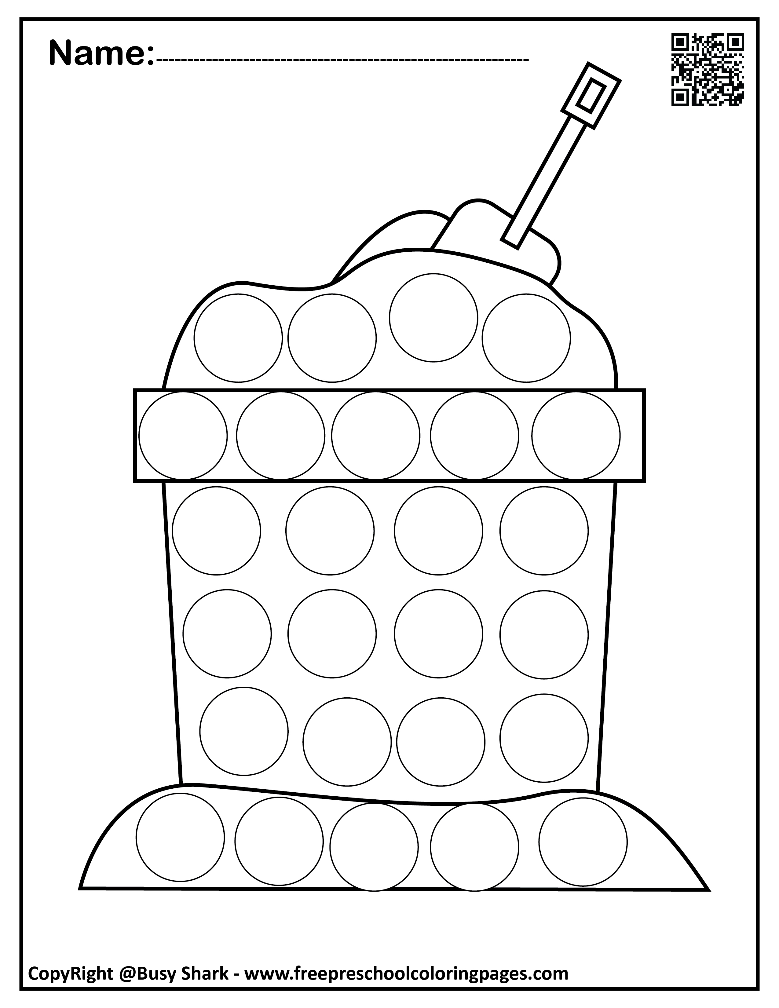 Printable Dot Marker Sheets Printable Dot Marker Sheets