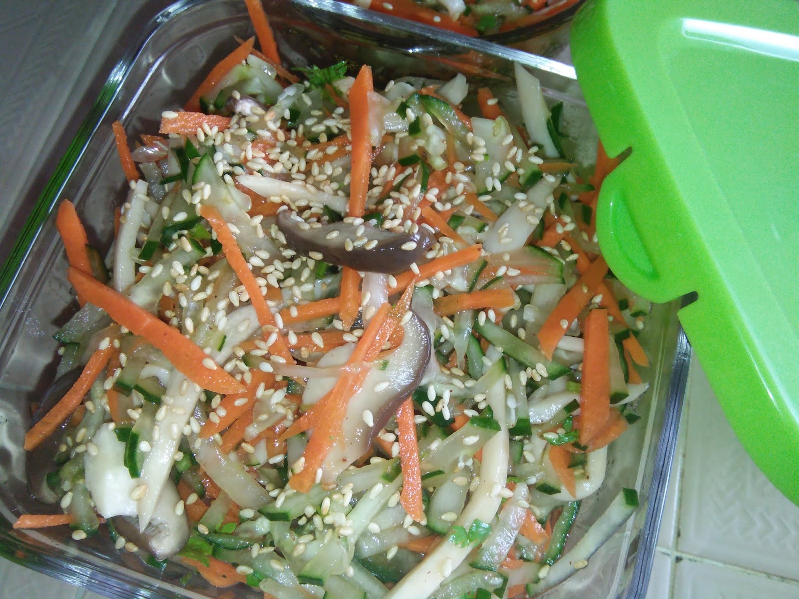 Cooking Pleasure ZUCCHINI ERYNGII MUSHROOM SALAD