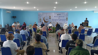 PWI Jabar Gelar Halal BIhalal dan Syukuran Renovasi Gedung   
