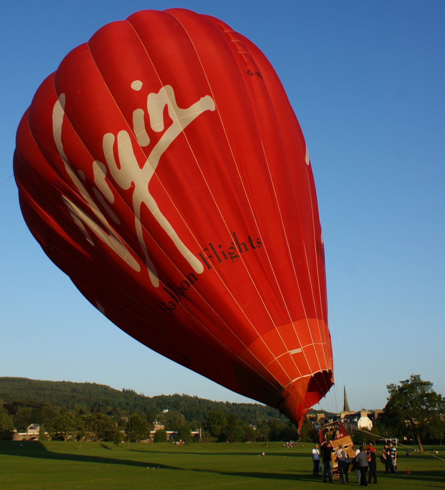 Tour Scotland Tour Scotland Photographs Virgin Hot Air Balloon Perth