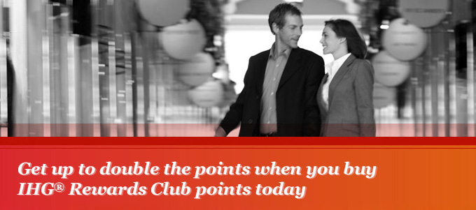 Dwa razy więcej punktów IHG Rewards Club