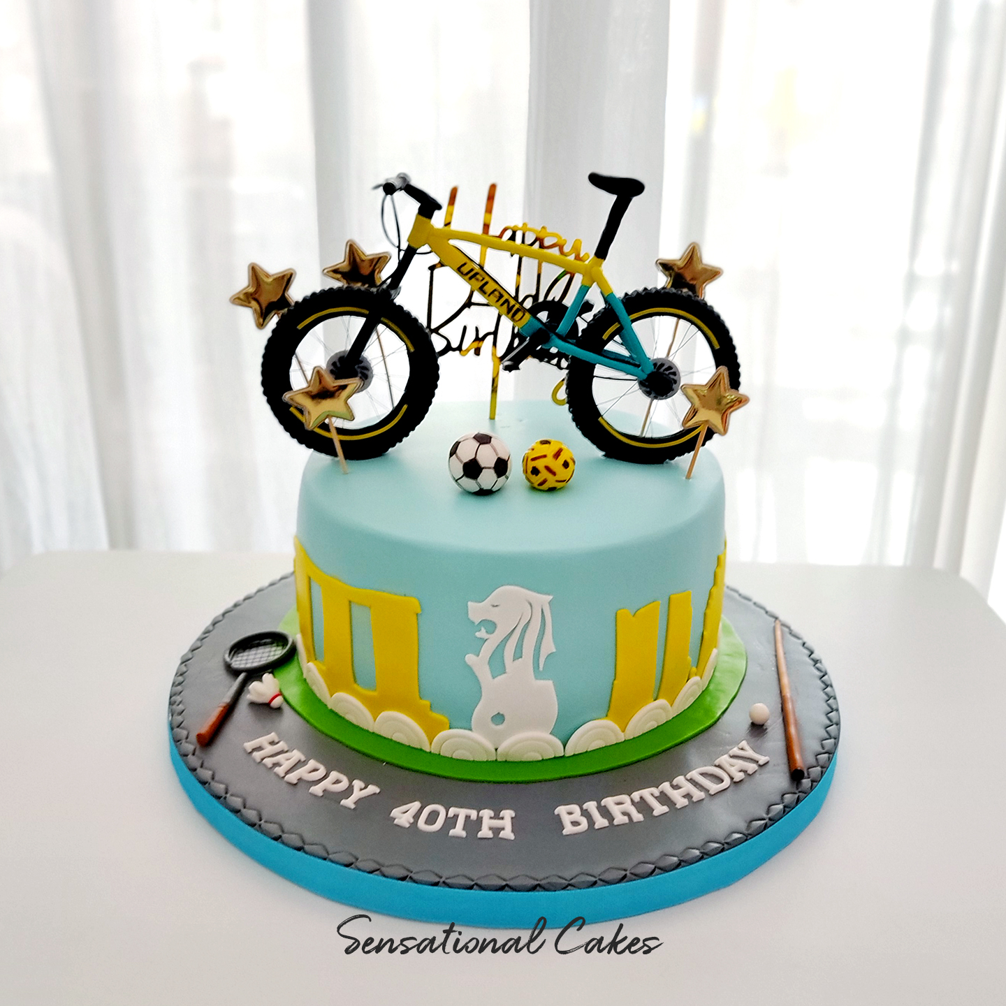 3D Bicycle Cake – Sooperlicious Cakes