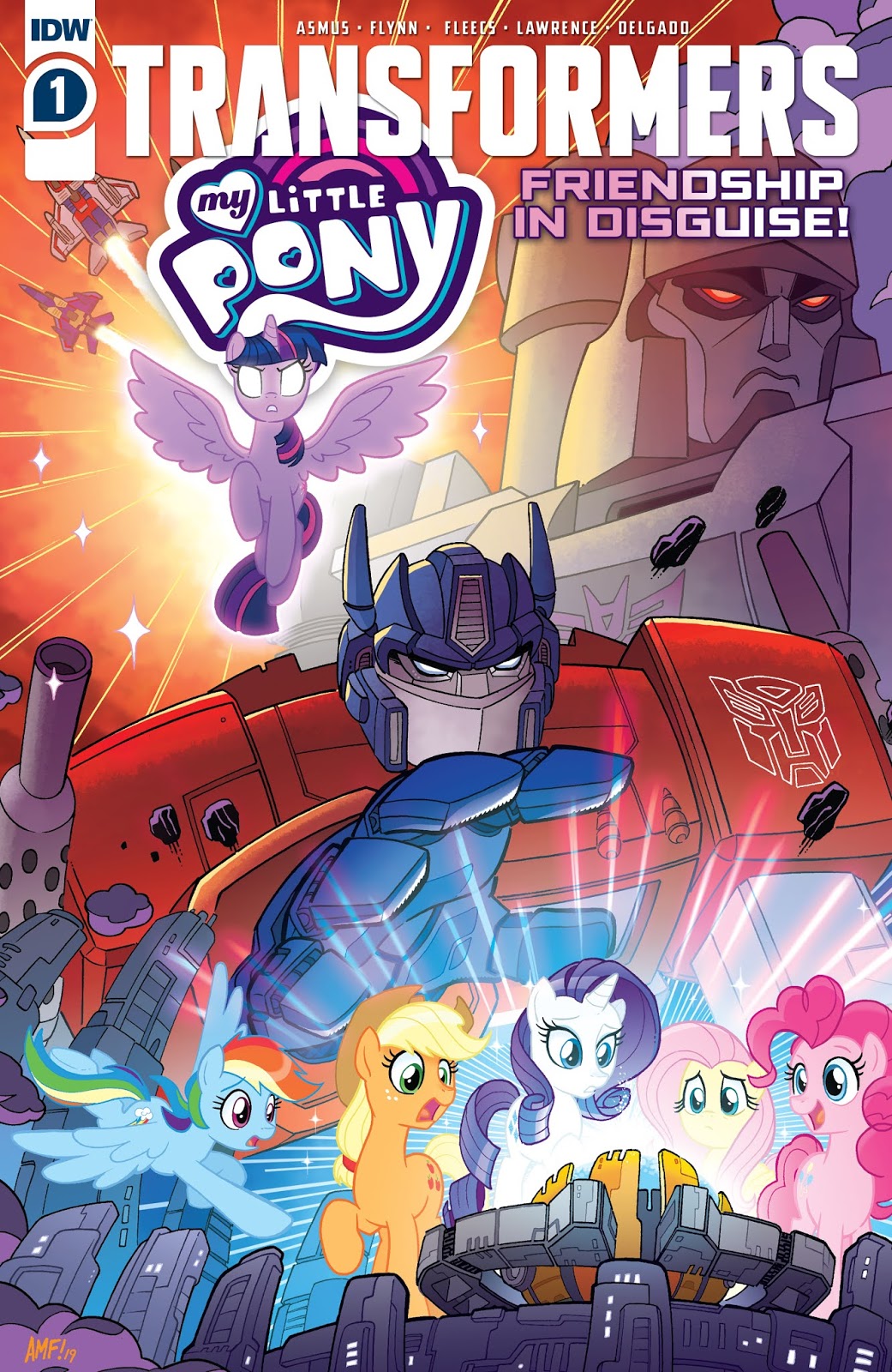 Comics Friendship in Disguise 1 (MLP x Transformers) [En español]