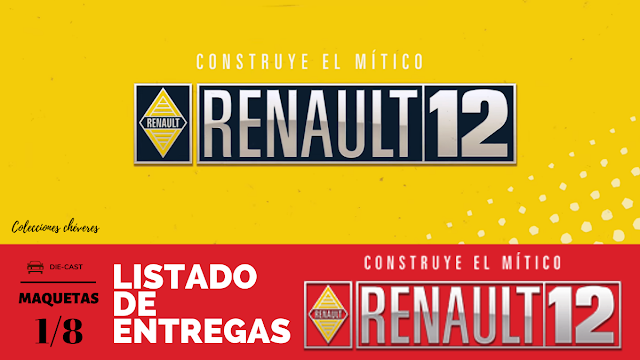 Listado de entregas del Renault 12 1:8