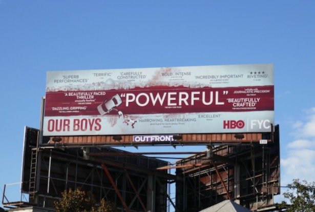 Our Boys FYC billboard Our Boys FYC billboard