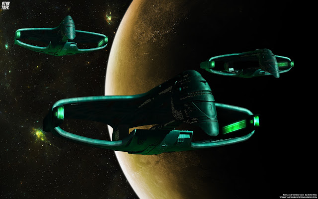 Star Trek Romulan D'deridex Class Warbird