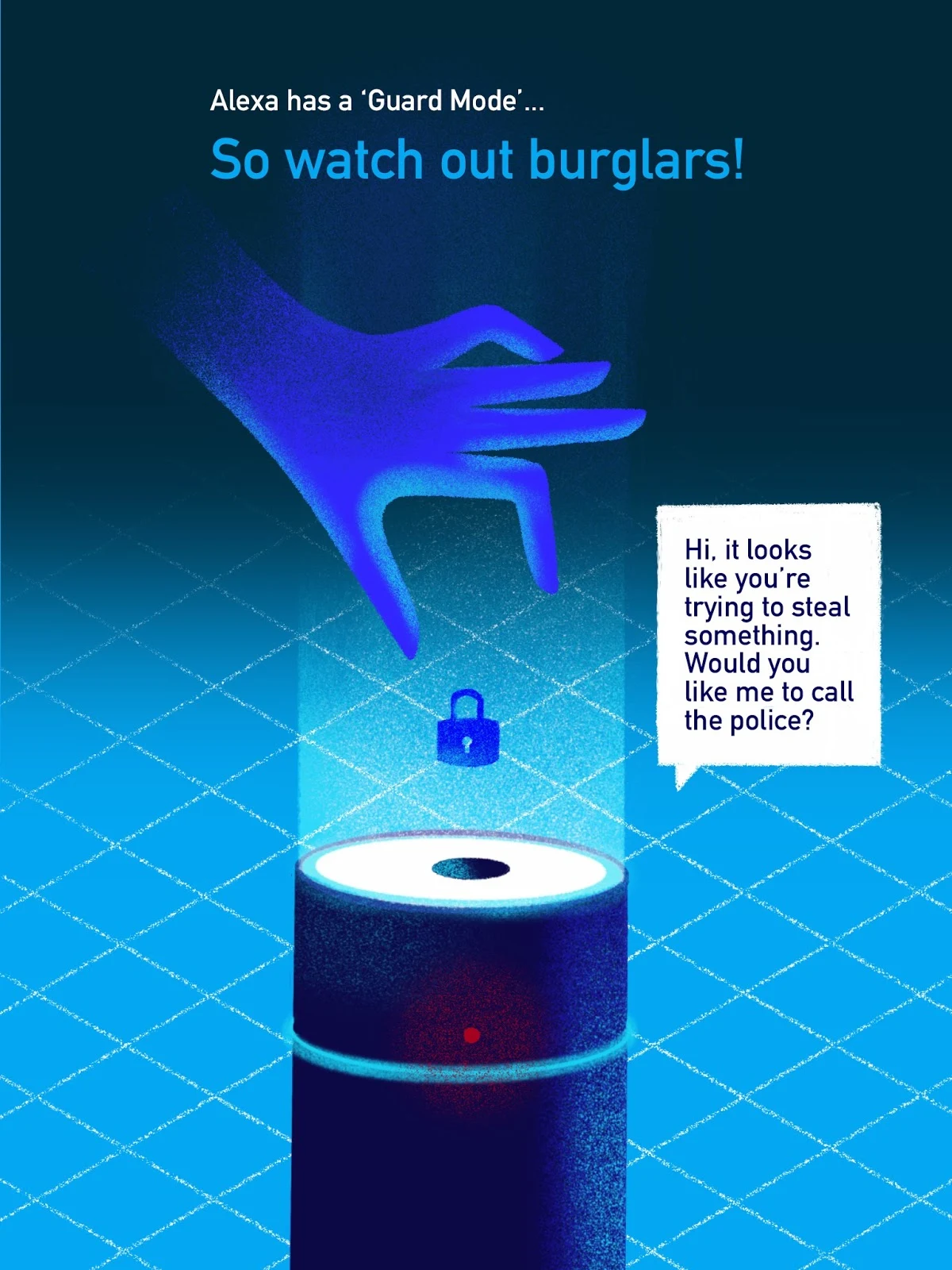 Illustrations Show The Creepy Things You Didn't Know Your Smart Home Tech Could Do