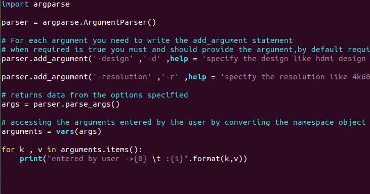 CommandLine Args In Python