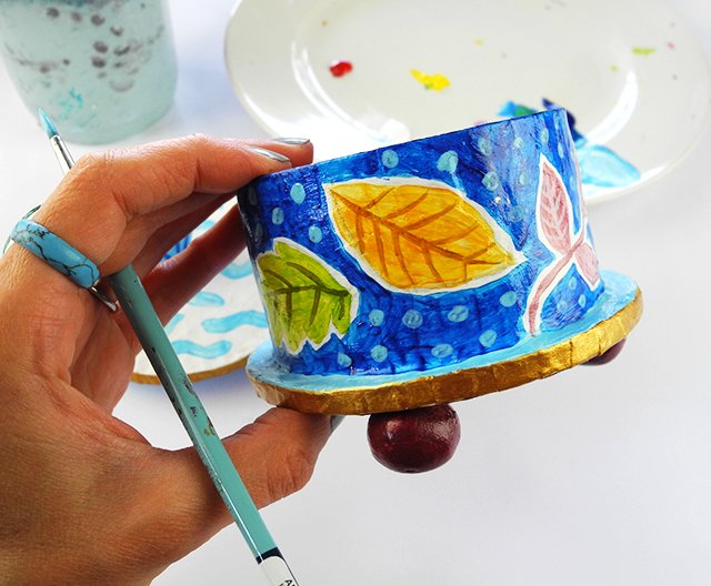 creating with jules: paper cache trinket box