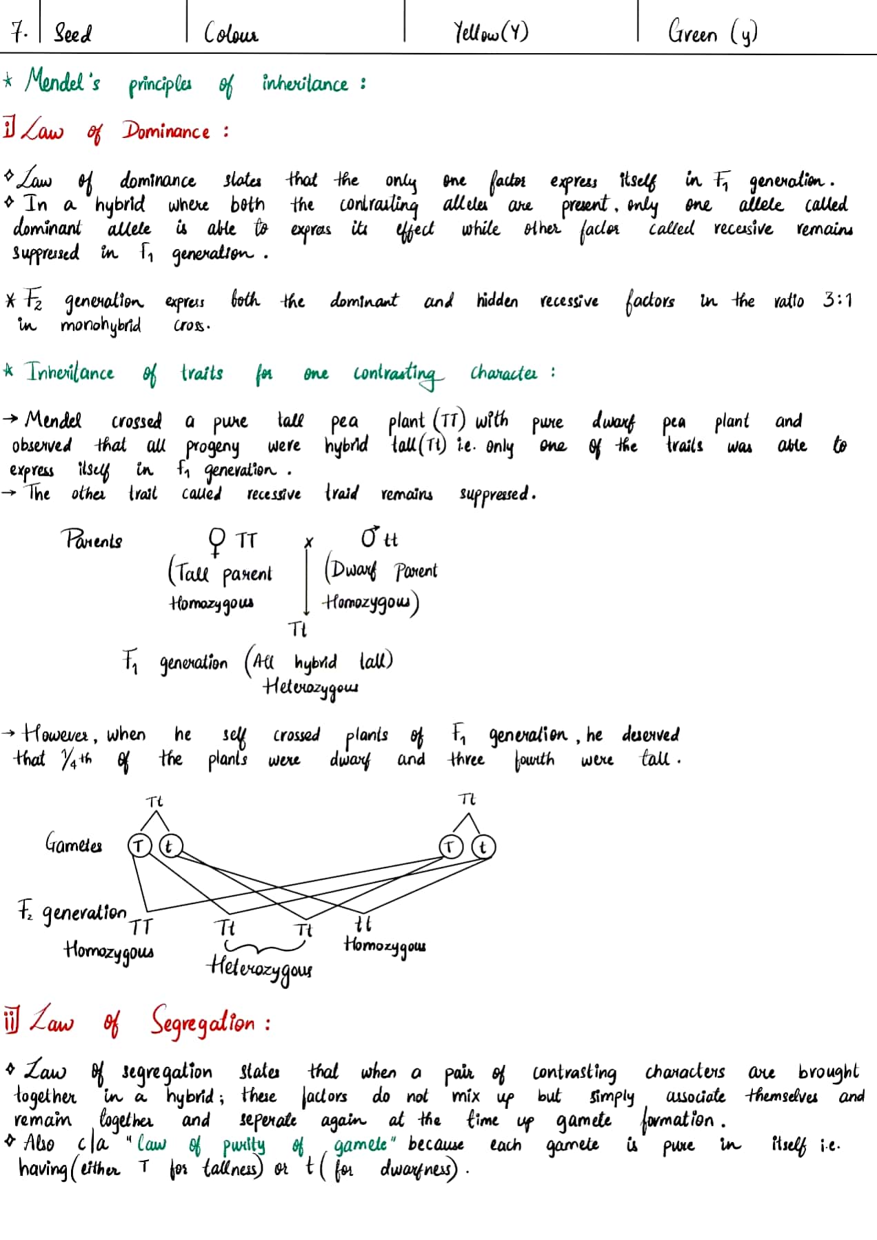 case study of heredity class 10