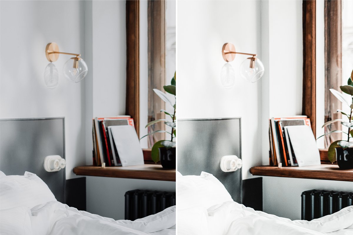 10 Clean & White Mobile Presets (DNG, XMP)