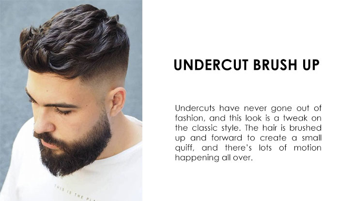 Undercut Brush Up | 29 Different type of Tapper Fade Haircuts for Men | NeoStopZone