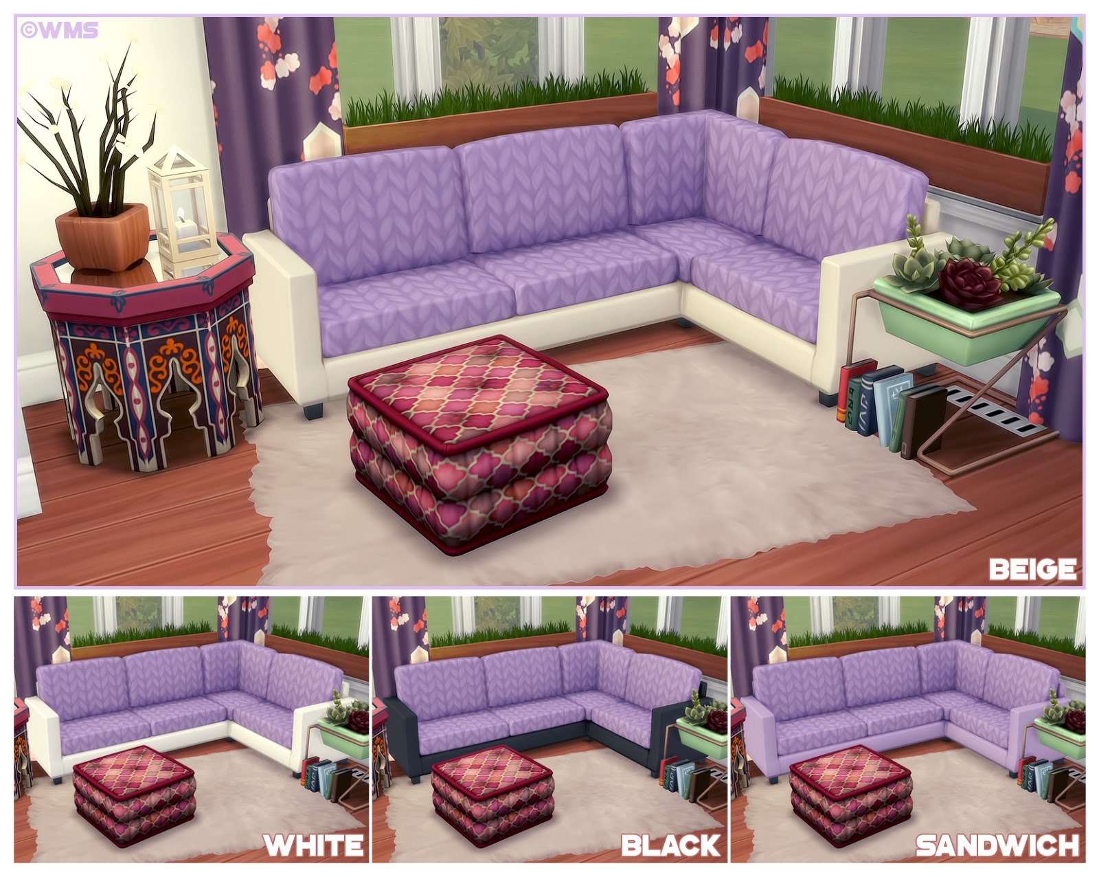 Sim Man123 S Easton Wrap Around Sofa Recolours