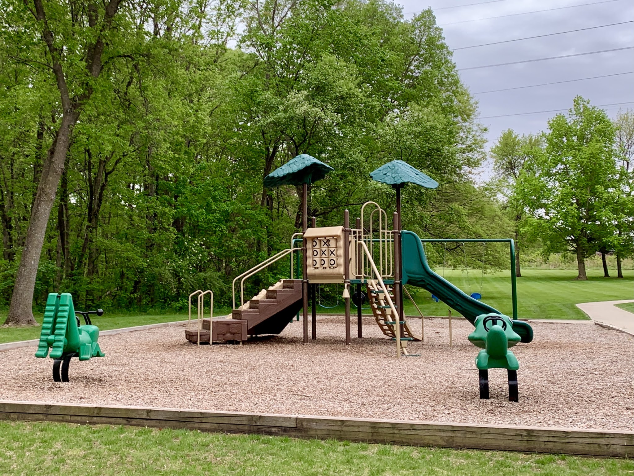 Des Moines Playgrounds at Margo Frankel Woods