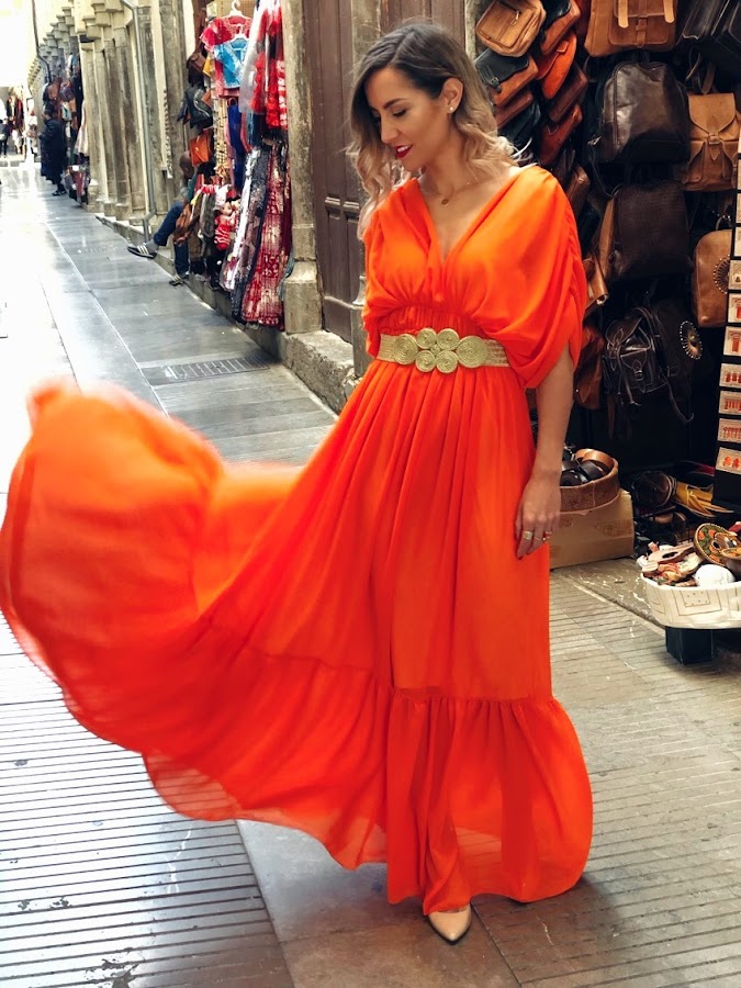 Fitness And Chicness-Look Invitada Estilo Griego Vestido y Tacon-6