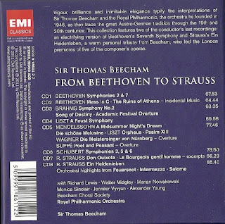 Back - Thomas Beecham - The Later Tradition - Box Set 8CDs