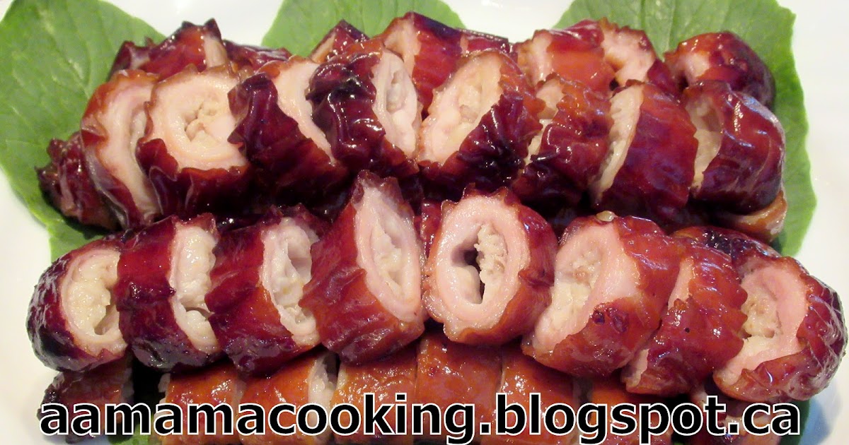 AA mama 氣炸滷水豬大腸 Air Fryer Brine Pork Intestine