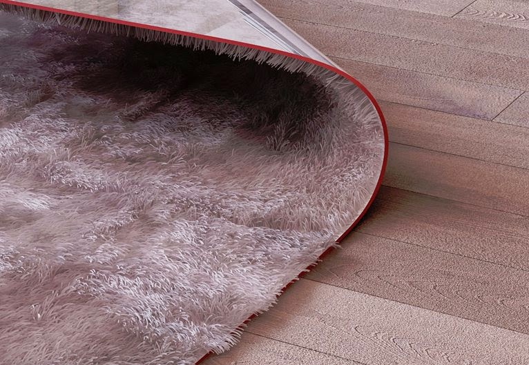 ilia estudio interiorismo: Alfombra y mesa de centro, un diseño 2 x 1