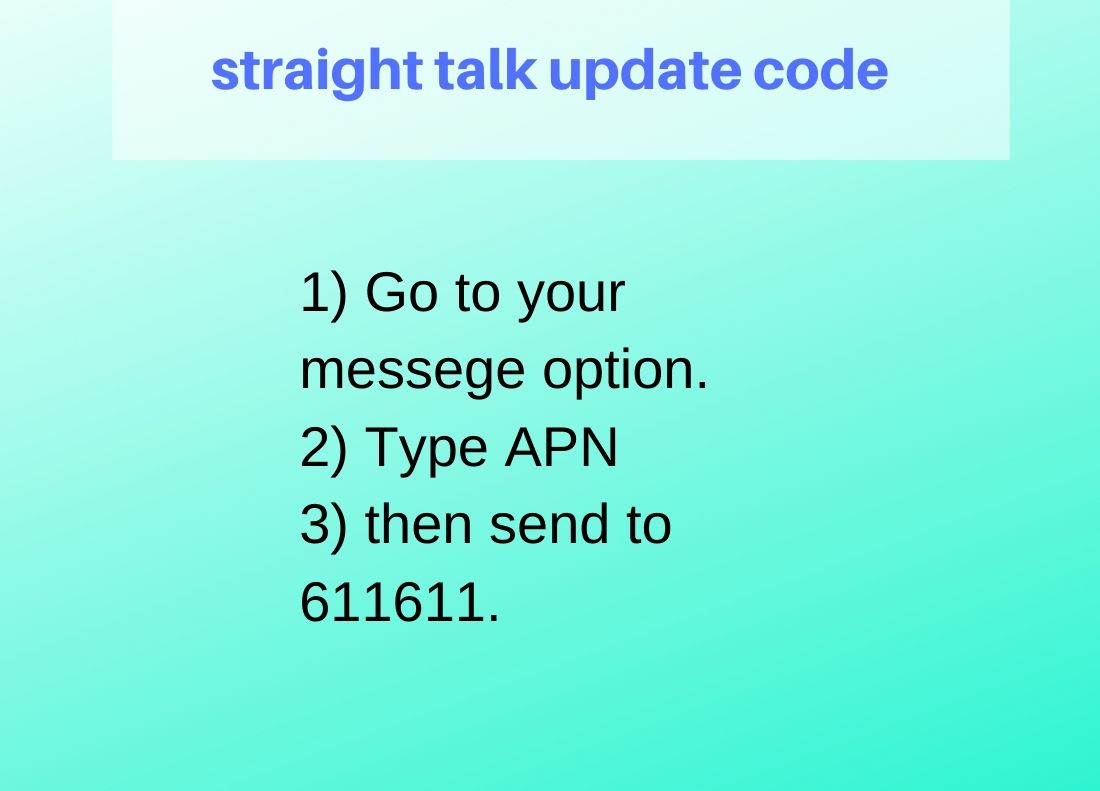Straight talk Update Code