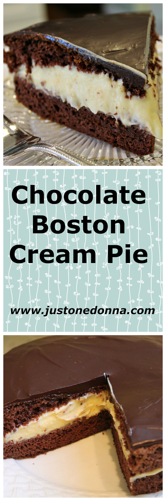 The Best Chocolate Boston Cream Pie You'll Ever Taste