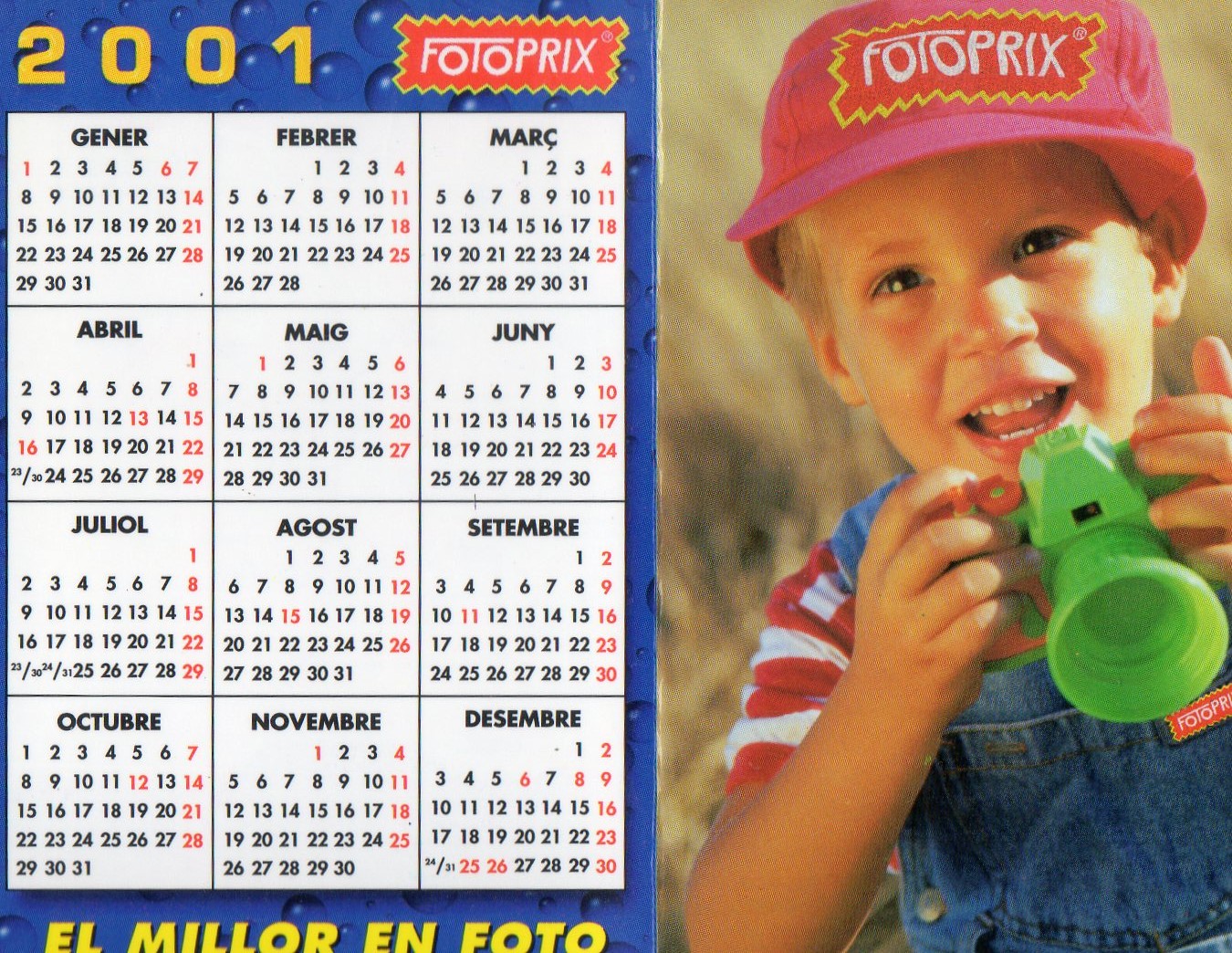 Calendarios fotoprix