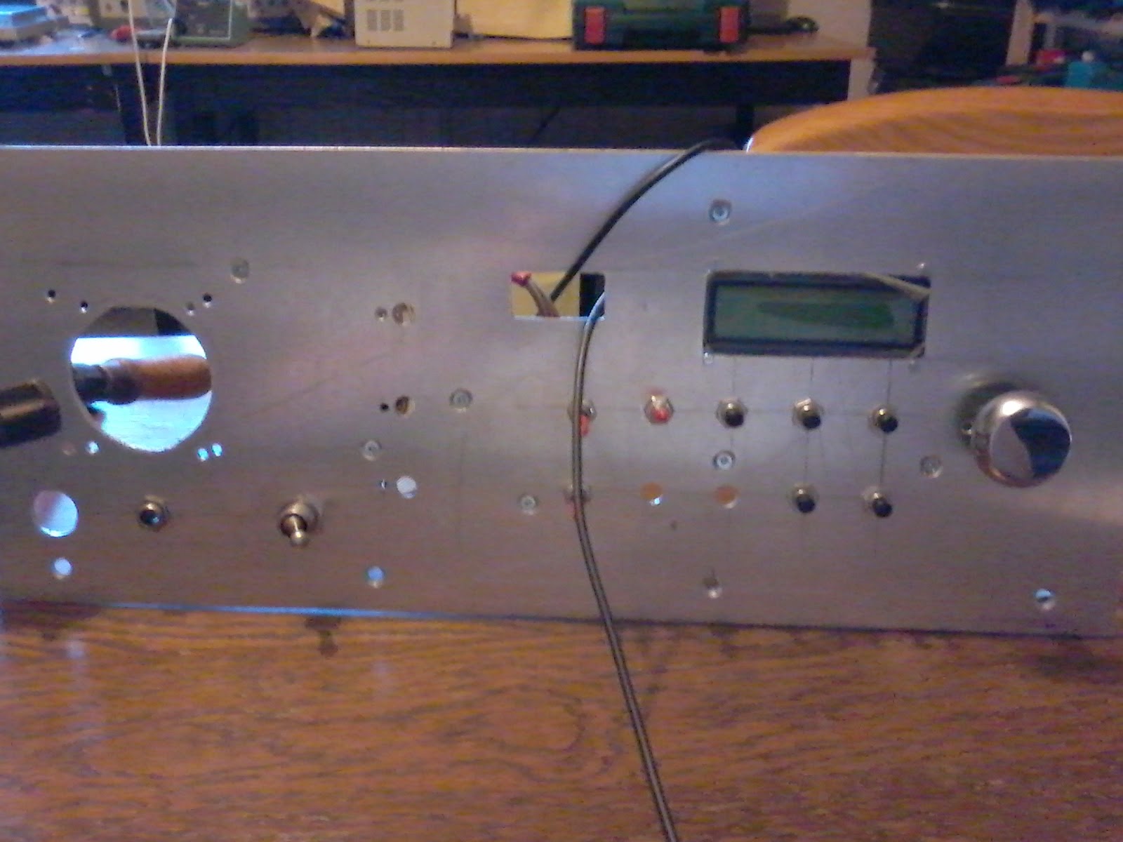 Homemade HF transceiver qrp May 2015