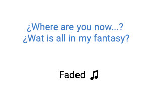 Alan Walker Faded significado de la canción.
