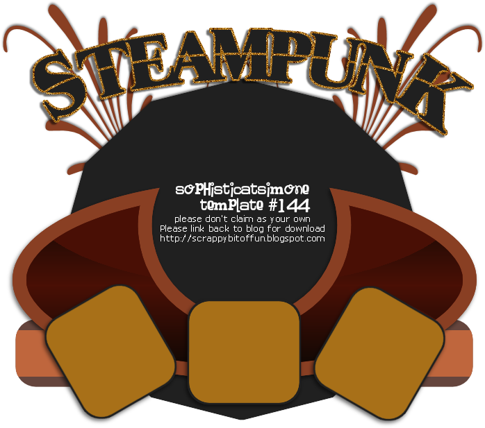 Scrappy Bit Of Fun Steampunk Template