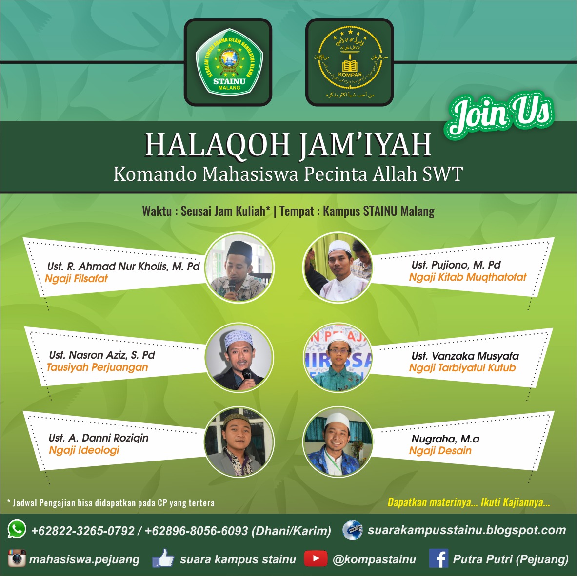 Tawadlu' dan Syukur SUARA KAMPUS