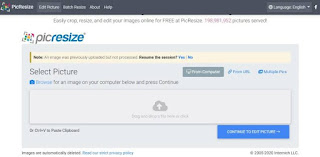 ubah ukuran foto 3x4 online dengan picresize