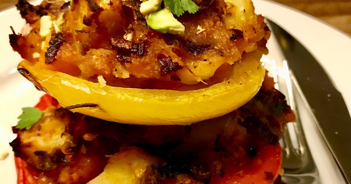 Jamie Oliver's Masala Stuffed Peppers