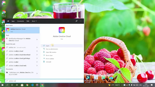 open Adobe creative cloud Adobe creative cloud