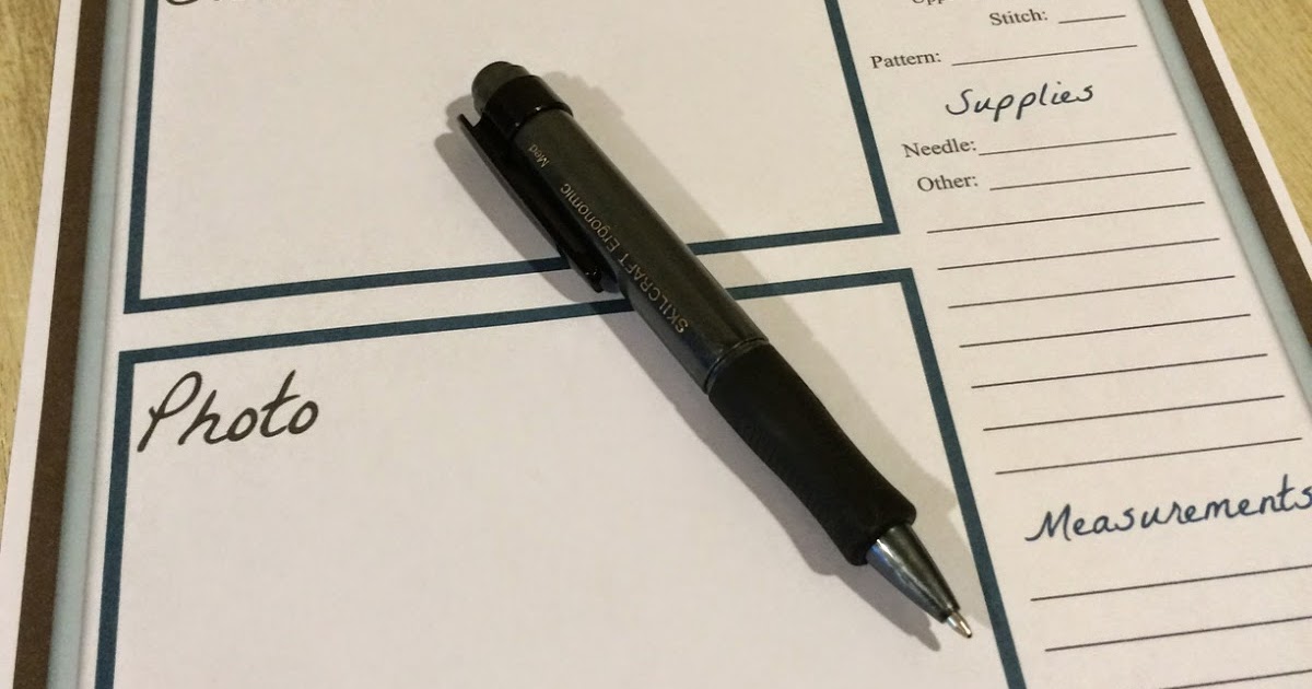 {FREE Printable} Sewing Journal DIY Danielle