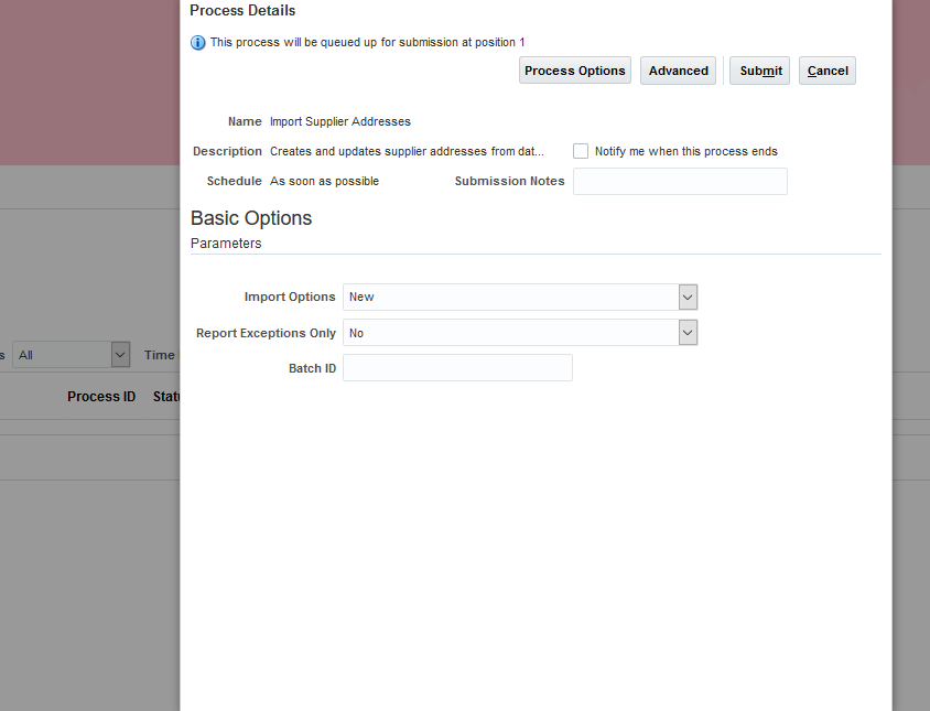 Oracle Application's Blog Import supplier address fbdi how to Import
