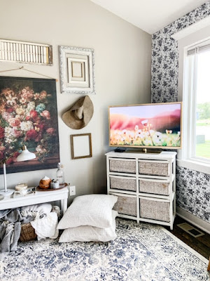 Painted tv frame tv diy