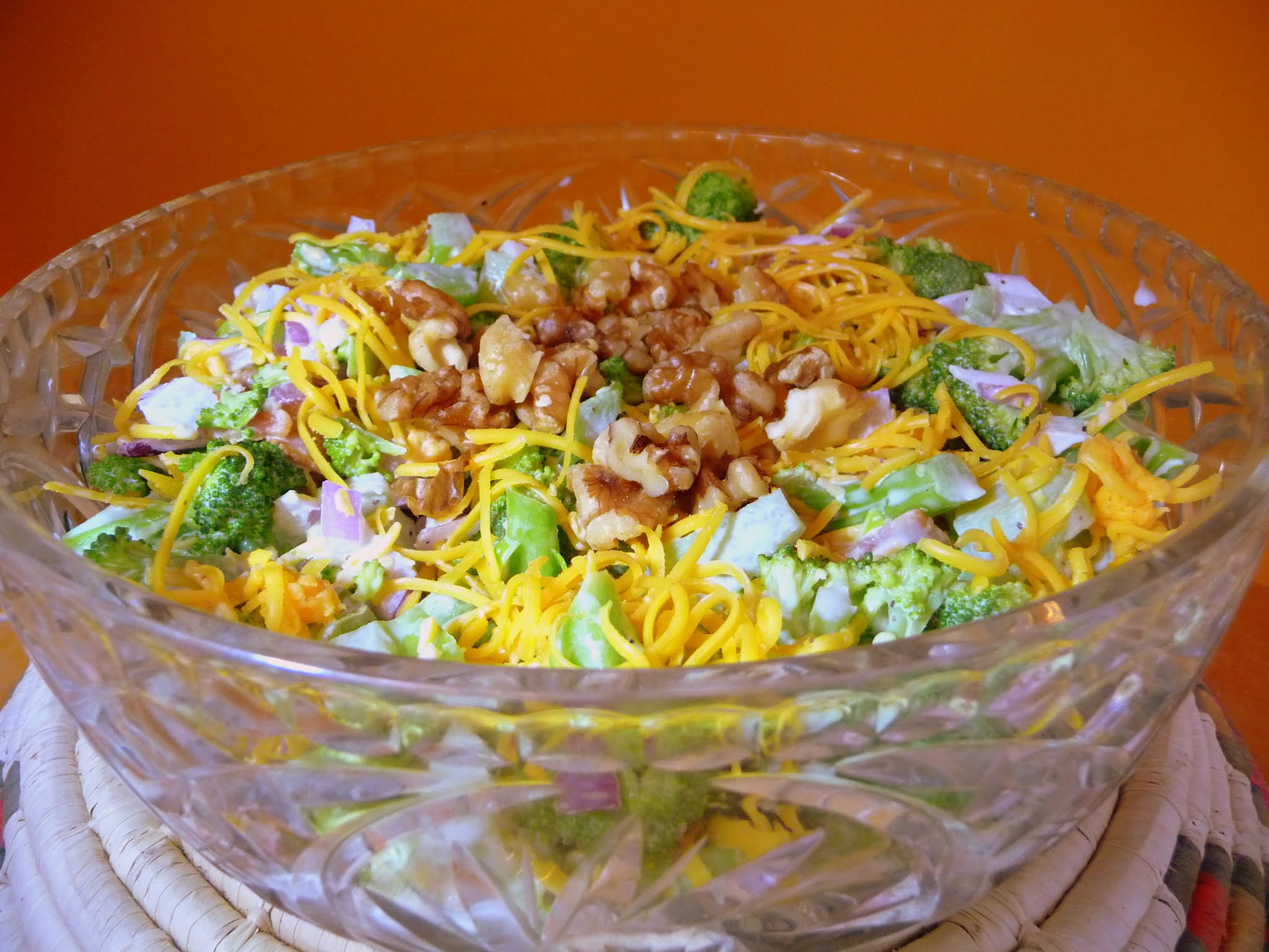 BROCCOLI WALNUT SALAD