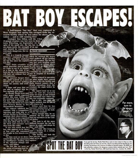 WORLD OF MONSTERS THE FURTHER ADVENTURES OF BAT BOY