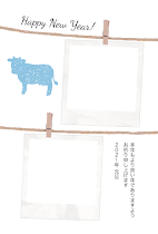 かわいい無料年賀状テンプレート ねんがや