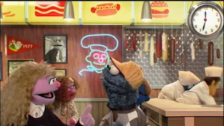 Sally teaches Cookie Monster strategies to help him wait his turn in line. Sesame Street Cookie's Crumby Pictures When Cookie Met Sally.