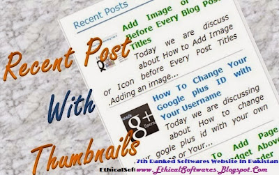 How to add recent posts scrolling widget to blogspot/blogspot