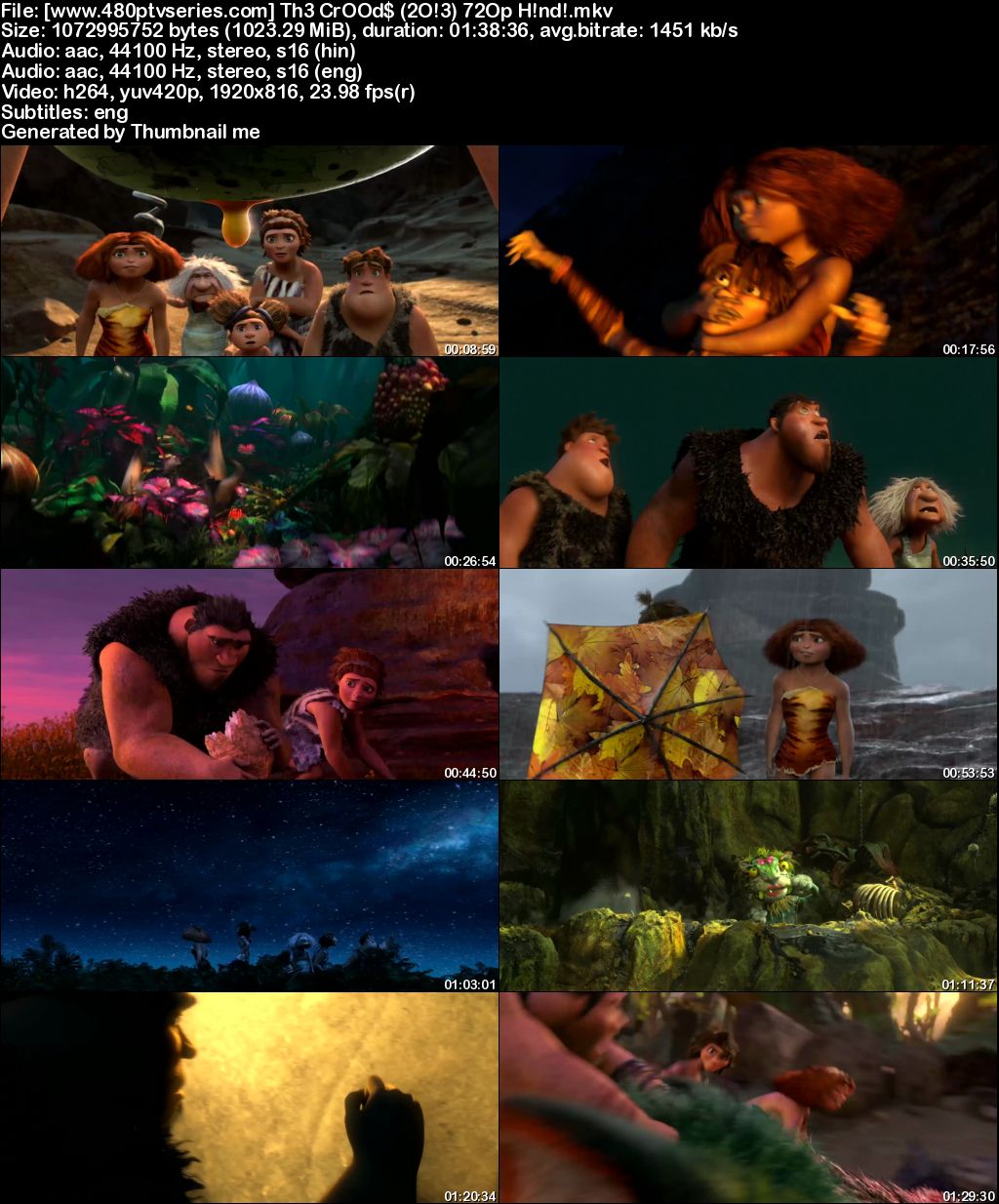 Watch Online Free The Croods (2013) Full Hindi Dual Audio Movie Download 480p 720p Bluray