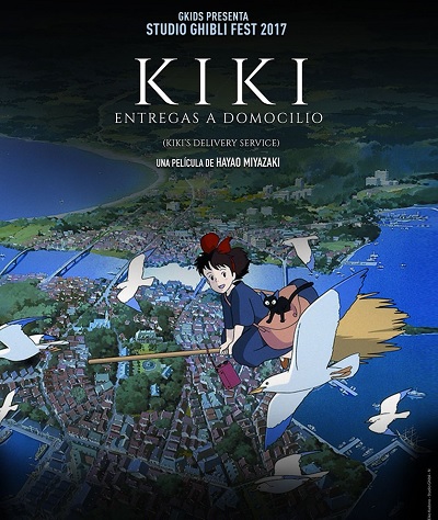 Kiki's Delivery Service (1989) 1080p NF WEB-DL Dual Latino-Japonés [Subt.Esp] (Infantil. Aventura)